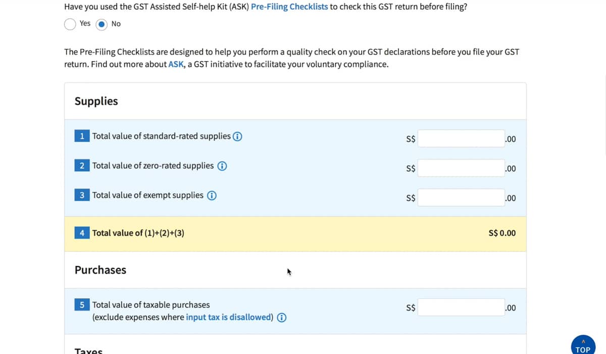 A Basic Guide To GST F5 Form Submission To IRAS Paul Wan Co